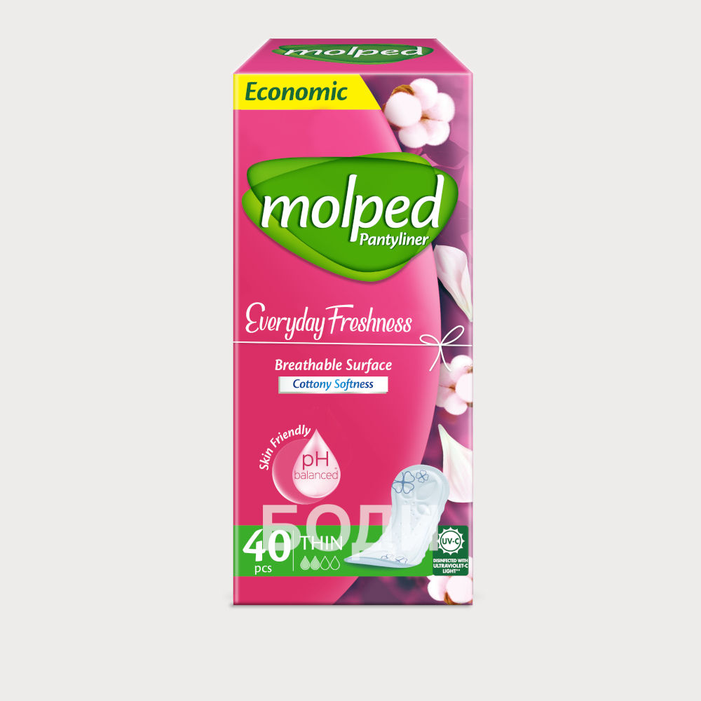 ДАМСКИ ПРЕВРЪЗКИ MOLPED DAILY CARE 40БР EVERYDAY FRESHNESS thin