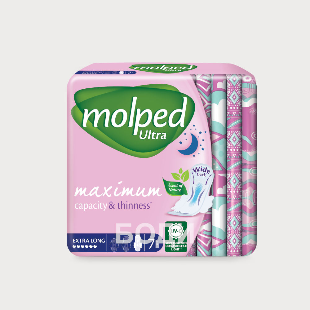 ДАМСКИ ПРЕВРЪЗКИ MOLPED УЛТРА НОЩНИ х7бр.