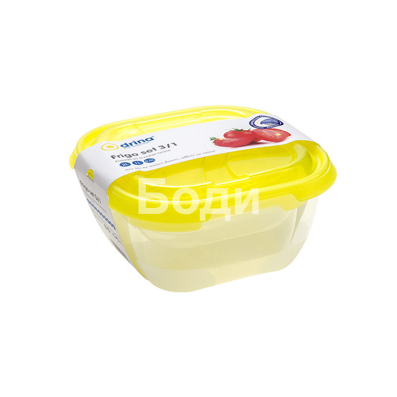 DRINA FREEZER BOX FRIGO SET 3/1 0.5/1L/2L 3