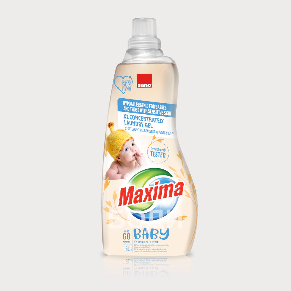 САНО МАКСИМА ГЕЛ 1.5л. бебе 60пранета