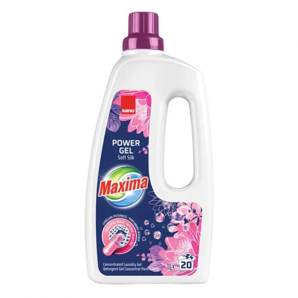 САНО МАКСИМА ГЕЛ 1Л. Soft Silk розов 20 ПРАНЕТА