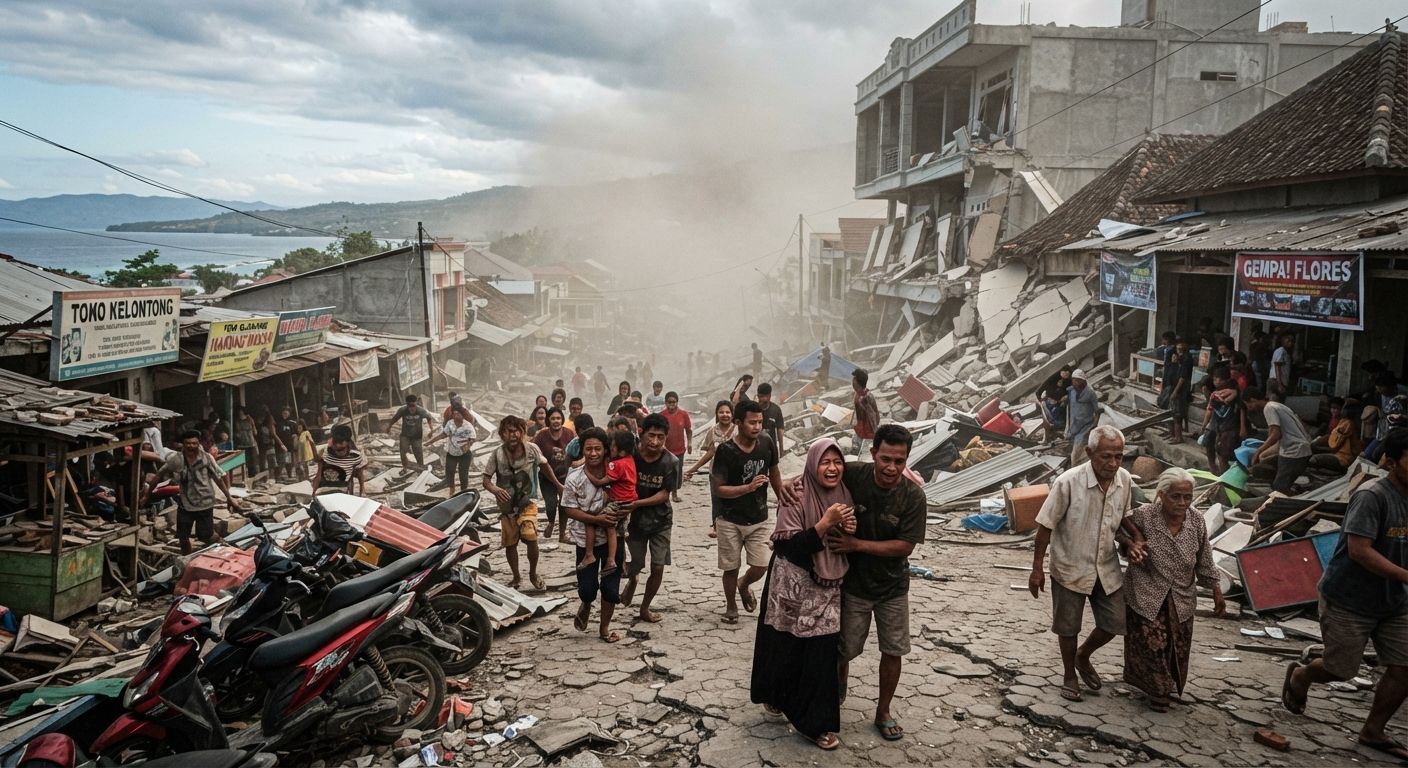 Gempa Bumi Magnitudo 7,7 Guncang Flores, BMKG Keluarkan Peringatan Tsunami BY TARIK4D