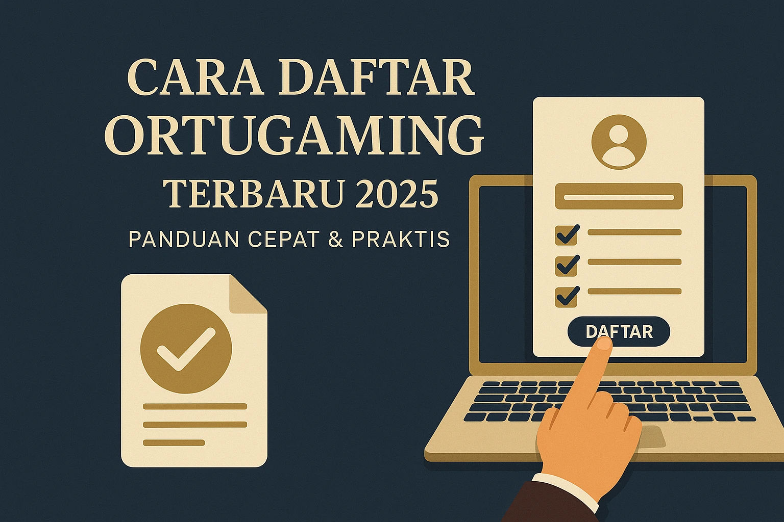 Panduan daftar Ortugaming 2025