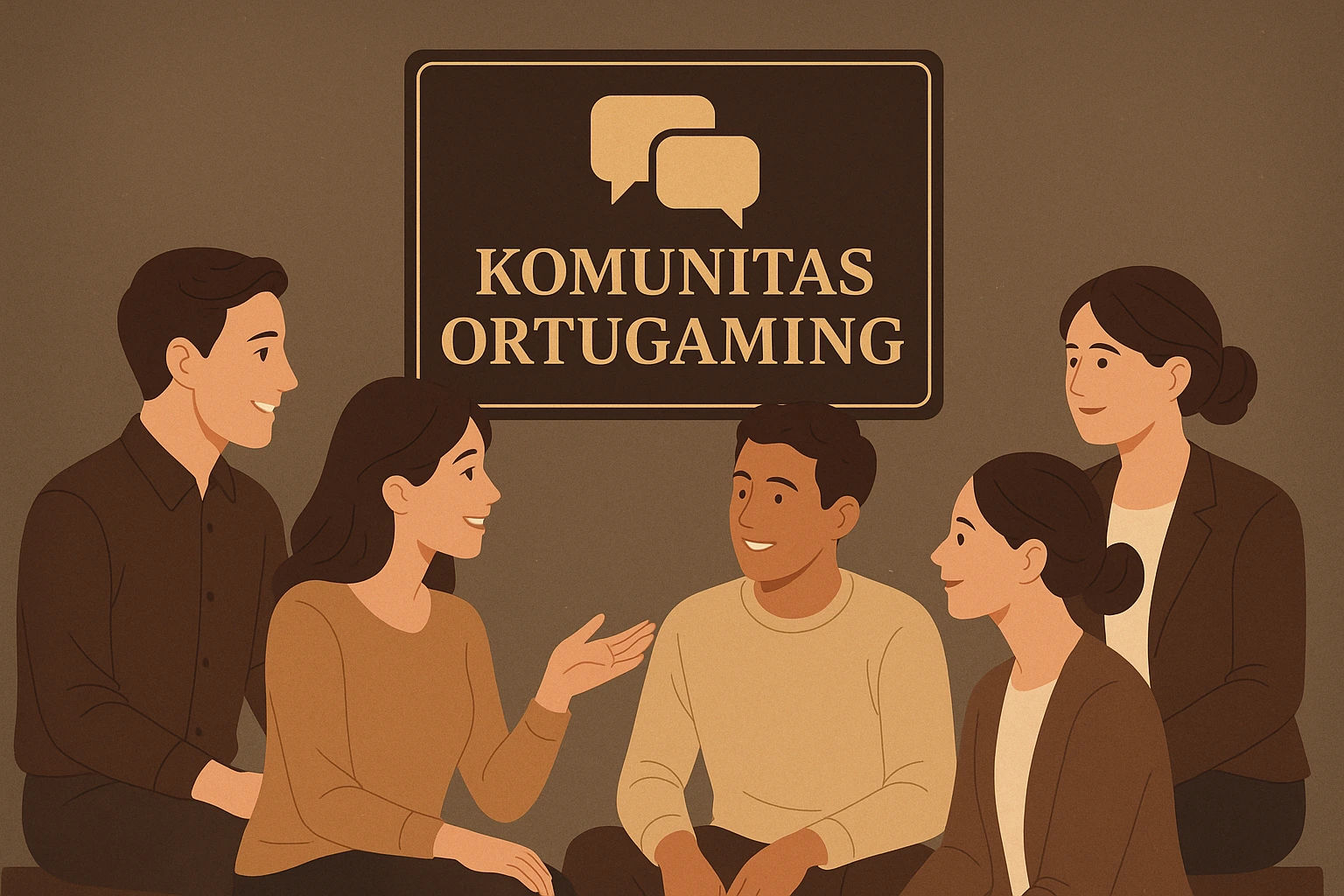 Sekelompok penggemar togel gacor yang antusias sedang berdiskusi dengan semangat di sebuah komunitas online, berbagi tips dan strategi terkini untuk meningkatkan peluang kemenangan mereka bersama di platform Komunitas Ortugaming.