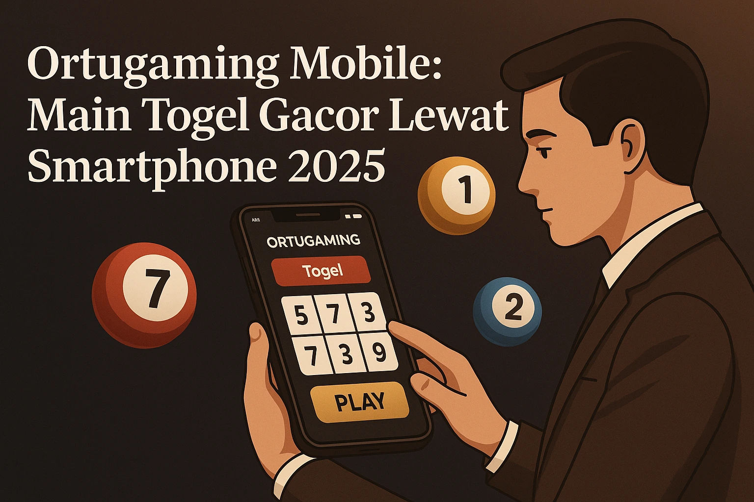 Antarmuka aplikasi Ortugaming Mobile di smartphone tahun 2025, menampilkan akses mudah ke togel gacor. Desain modern, responsif, dan siap dimainkan.