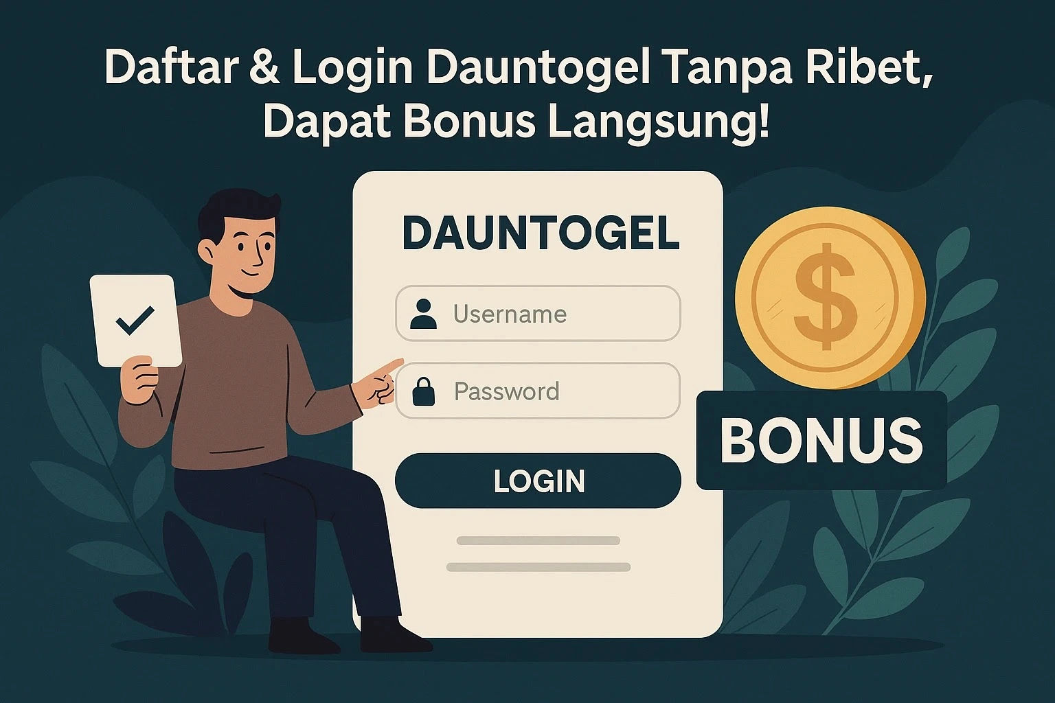 Daftar login dauntogel bonus langsung