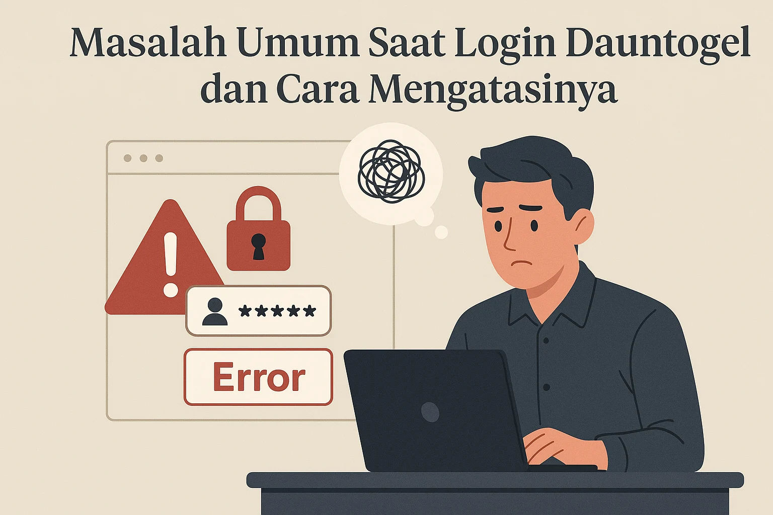 Masalah login dauntogel