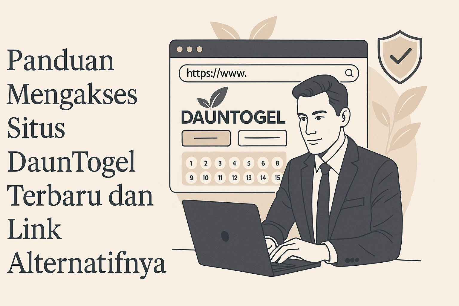 Panduan akses dauntogel