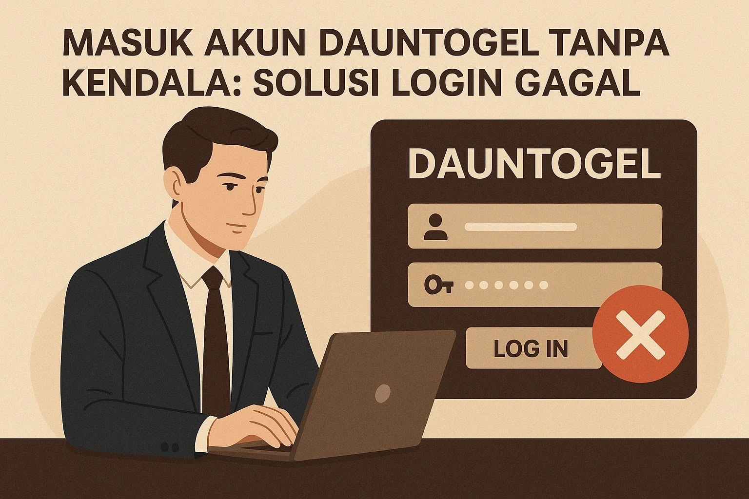 Solusi login gagal dauntogel