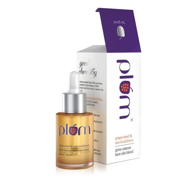 Plum Grape Seed & Sea Buckthorn Glow-Restore Face Oils Blend