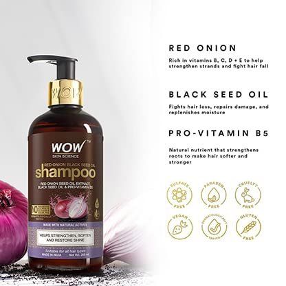 WOW Skin Science Ultimate Onion Oil Hair Care Kit for Hair Fall Control -  Shampoo 300ml + Conditioner 300ml + Onion Hair Oil 200ml 