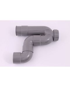pvc sifon 40mm grijs lijm 3802210