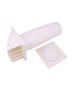 Muur Doorvoer 125mm Wit 650800