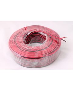 Luidsprekerkabel 2x1.50mm Rood/Zwart 100 Meter Kabel per 100 meter