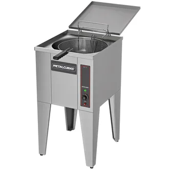 Fritador Elétrico água/óleo 35 litros - 5.000W - 1 resistênciaFAO 1 C - Metalcubas