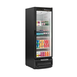 Refrigerador Expositor Vertical Gelopar Preto 220v GRV-57 PR