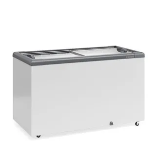 Freezer Horizontal Gelopar Tampa de Vidro 400 Litros GHD-400 CZ 127v