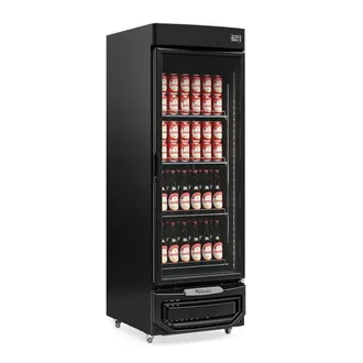 Cervejeira Porta De Vidro 572l C/ Testeira 220v GRB-57V PR LB Total Black Gelopar