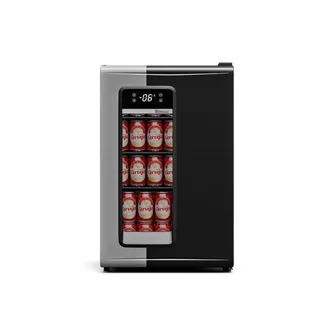 Cervejeira 95 Litros Preta Porta com Vidro 220V GRB-100PR Gelopar