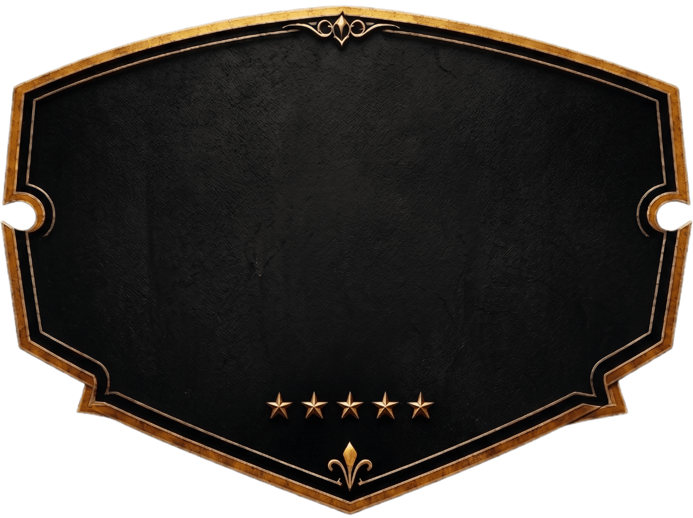 Brasão dourado TURKO Barbershop