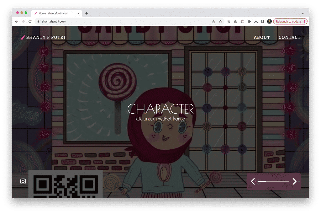 Shanty F Putri - Portfolio Website