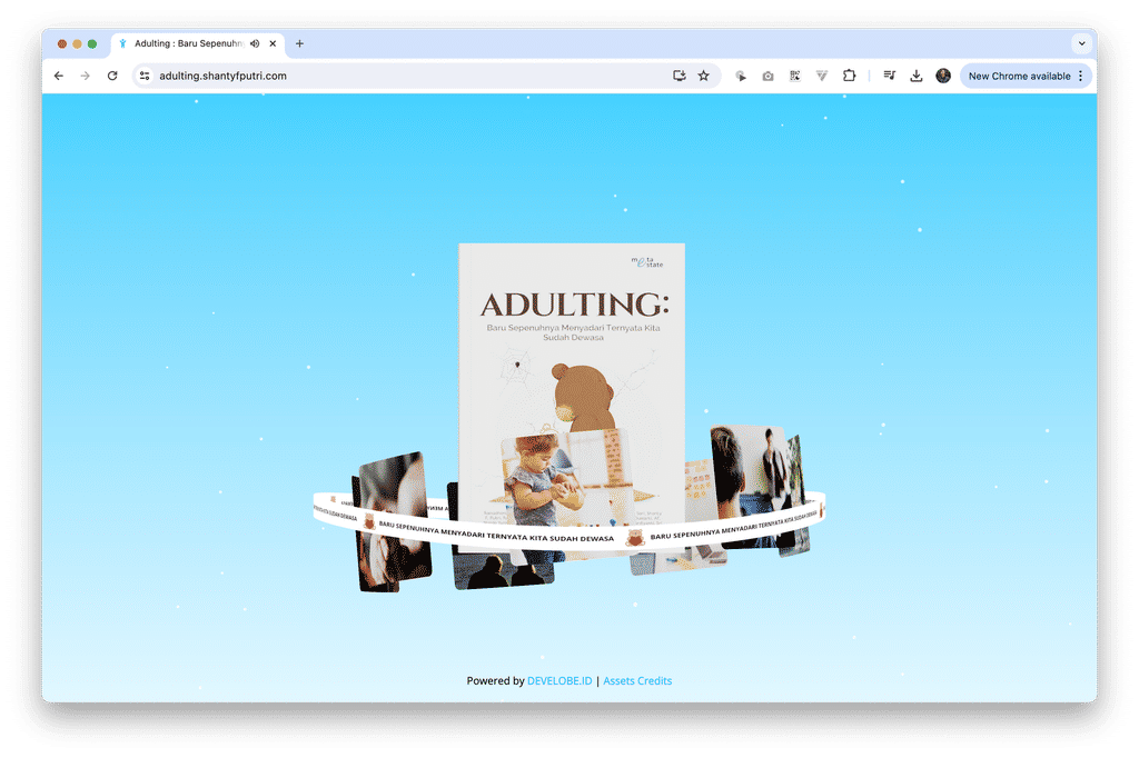 Book : Adulting - 3D Website