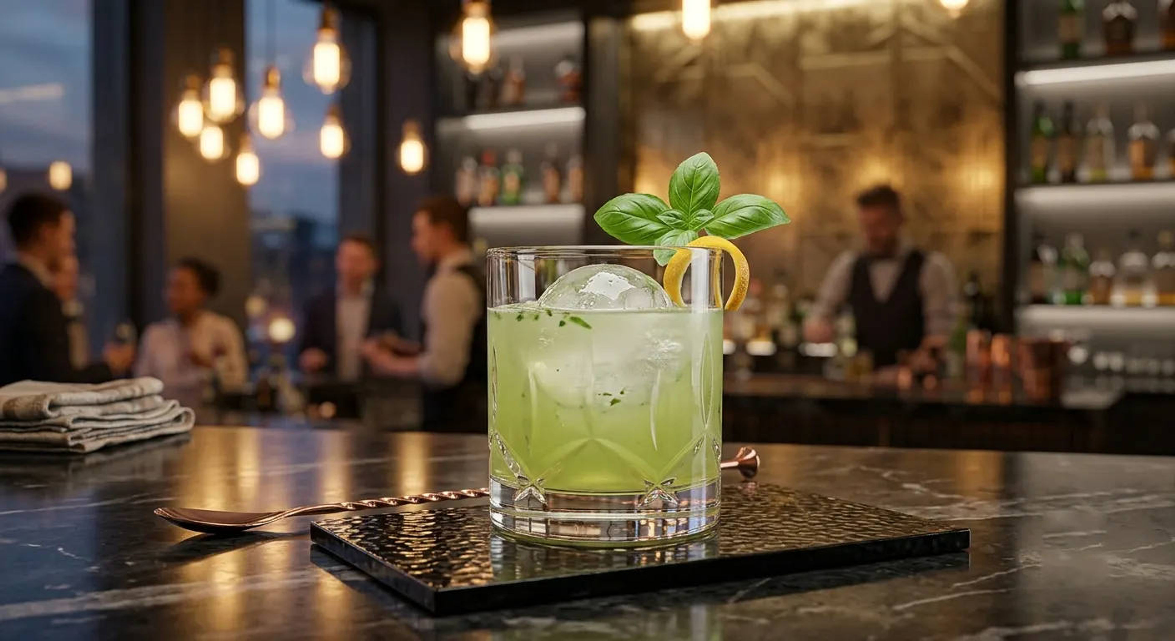 Gin Basil Smash