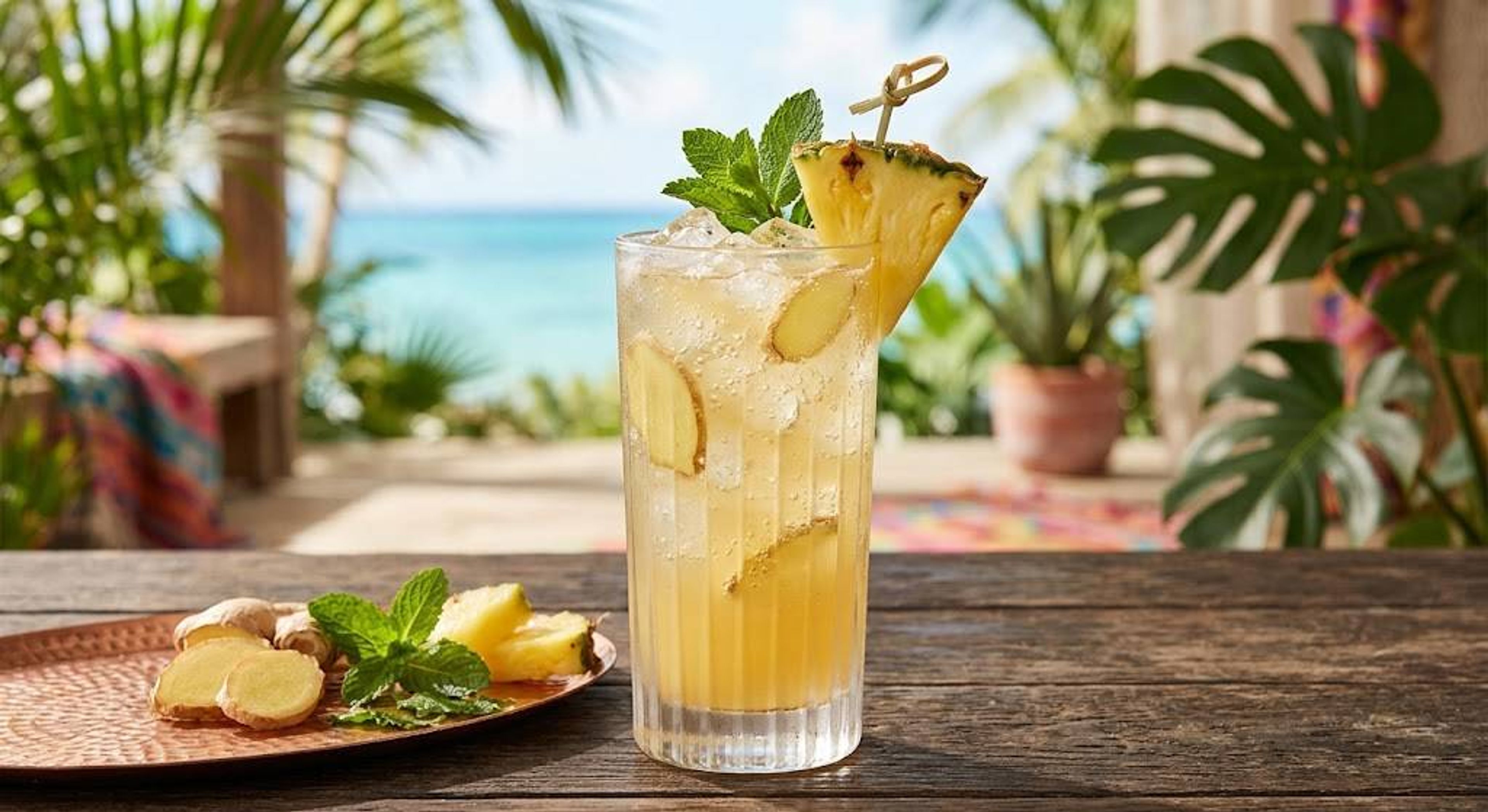 Pineapple Ginger Fizz