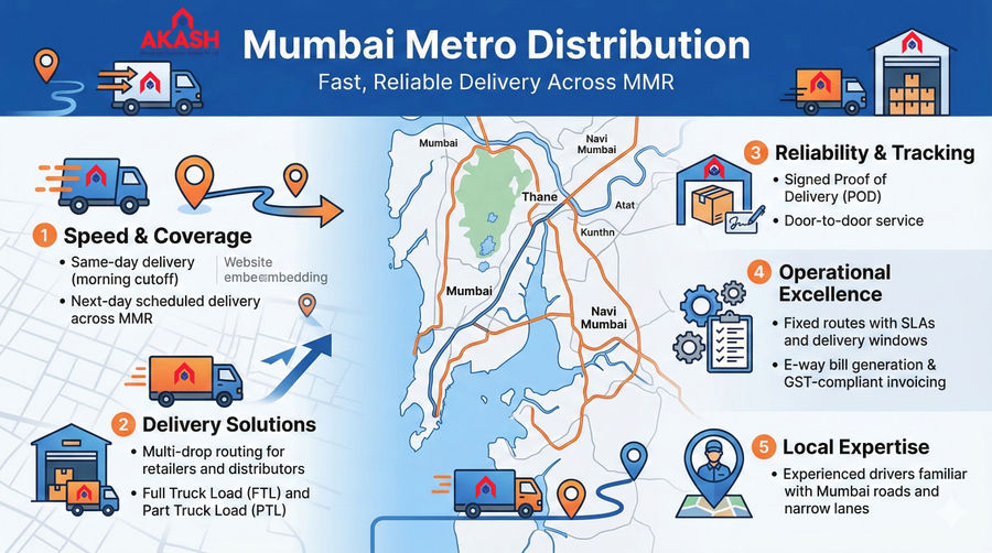 Mumbai Metro Distribution