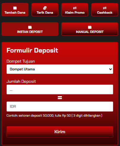 Metode pembayaran nusabet88