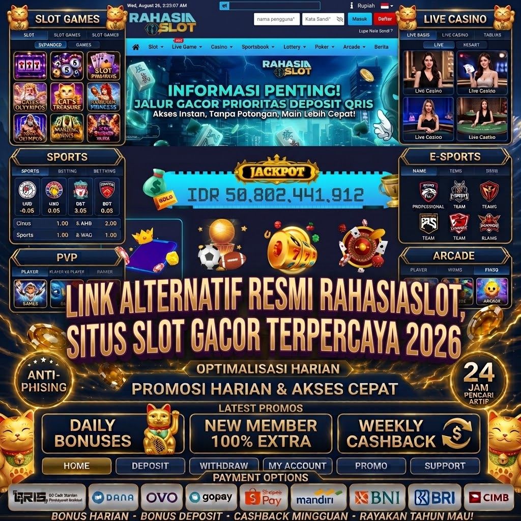 RAHASIASLOT 🛡️ Link Alternatif Terbaru & Portal Akses Bebas Blokir by Hey siriusly