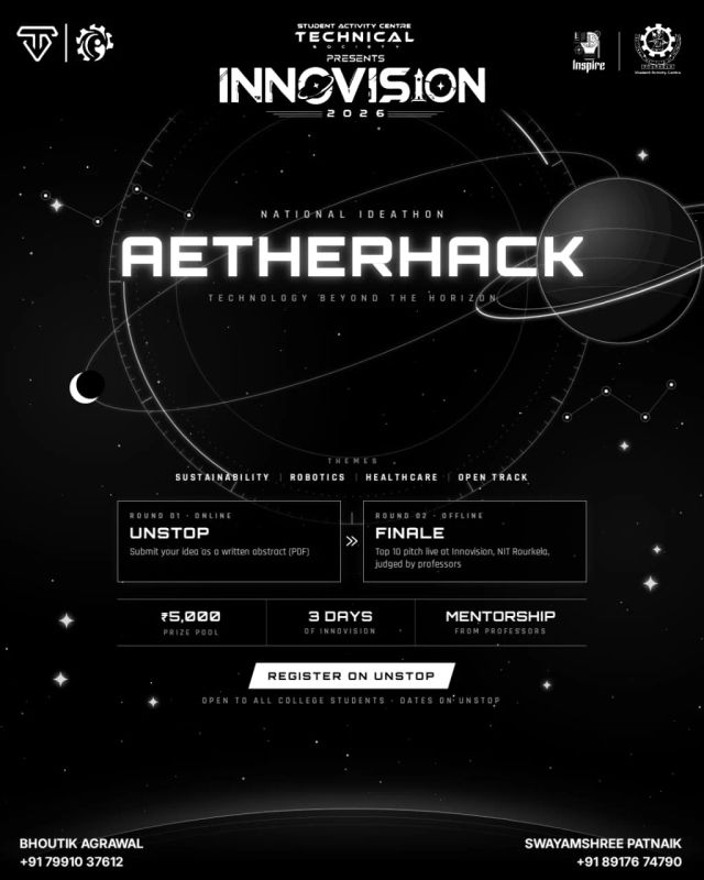 AetherHack poster