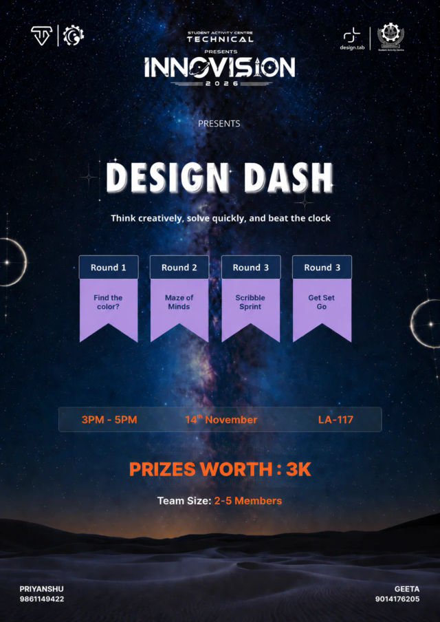 Design Dash poster