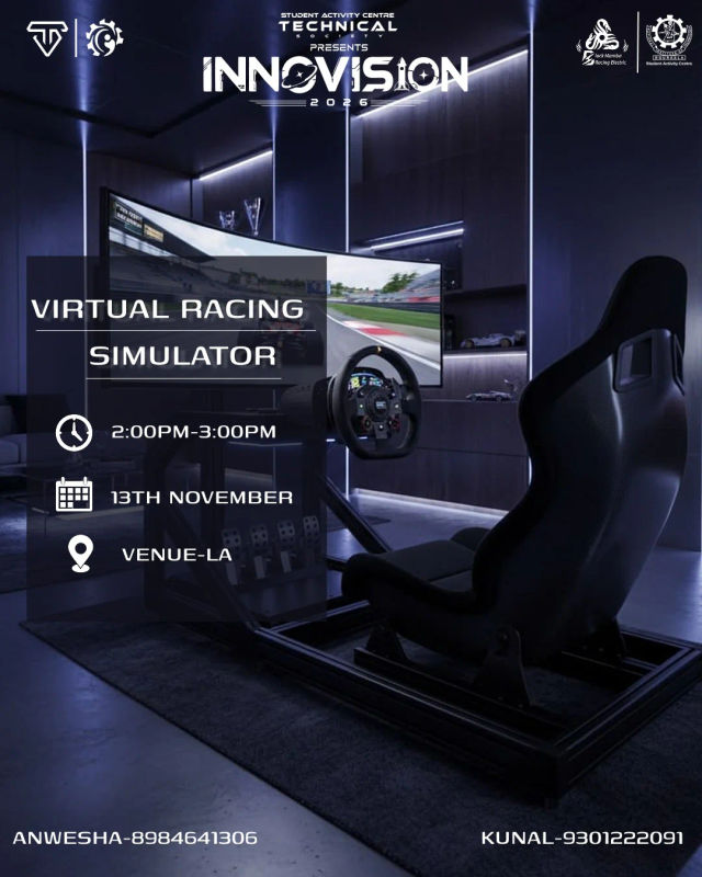 Virtual racing competition poster