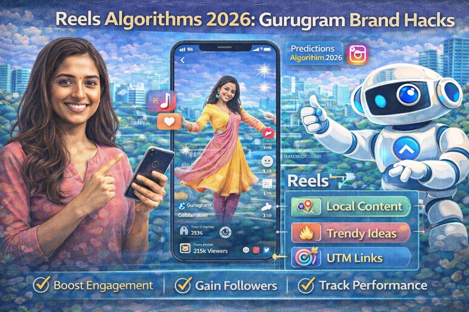 Reels algorithms 2026 Gurugram brand hacks
