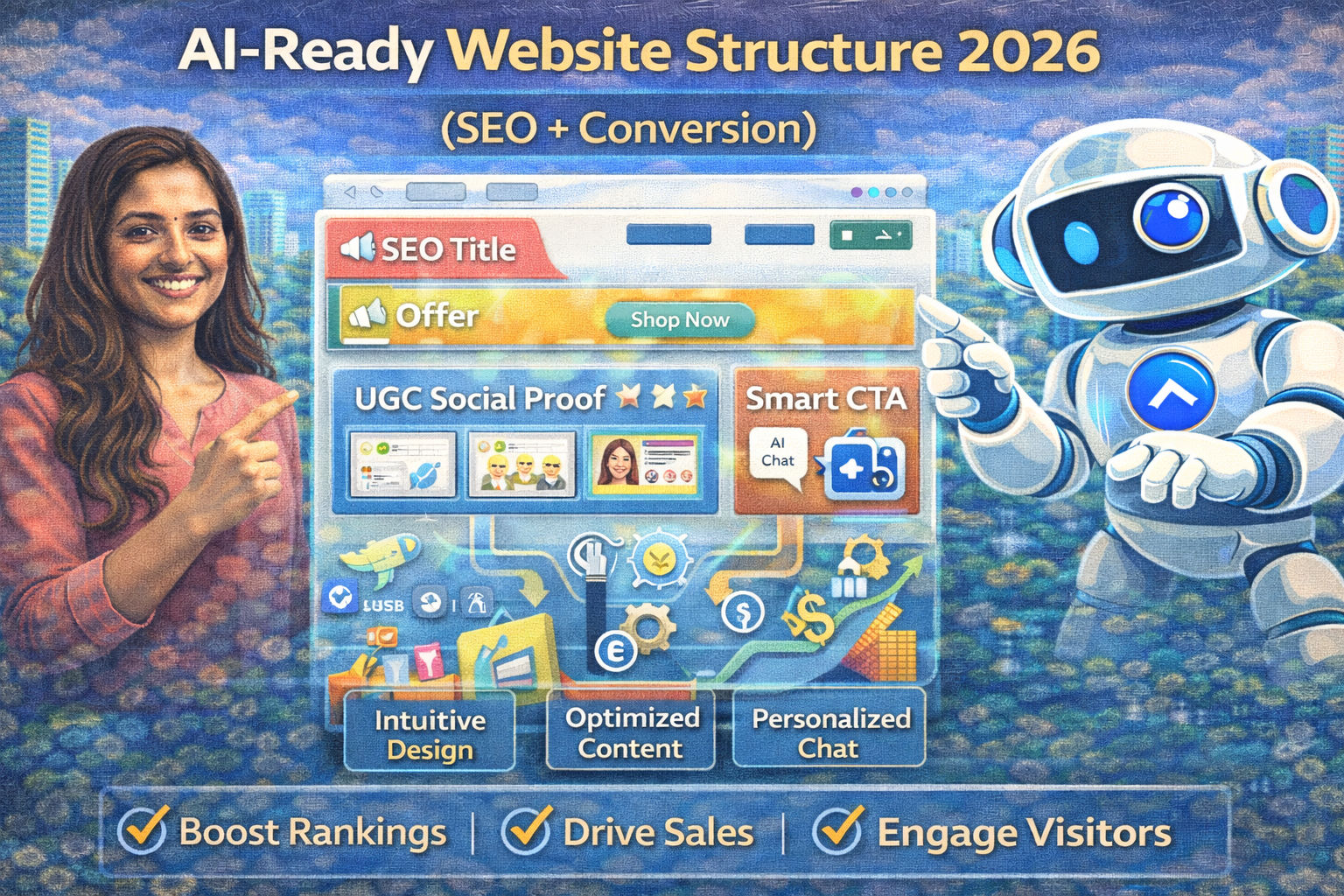 AI-ready website structure 2026 SEO and conversion