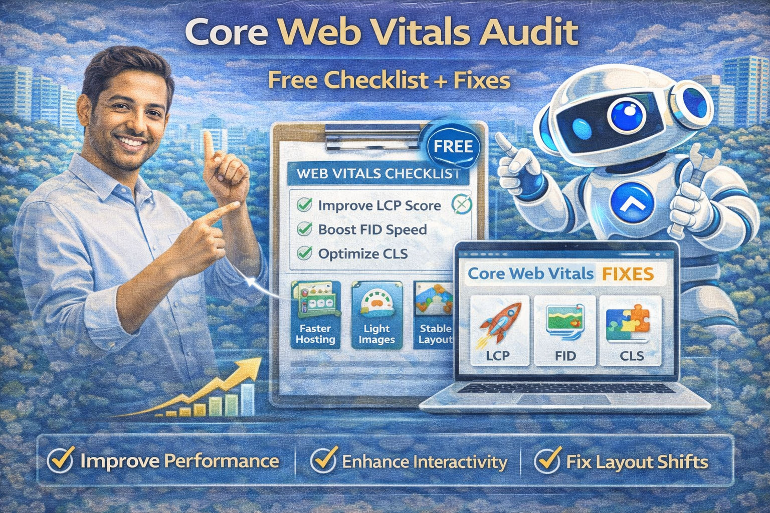 Core Web Vitals audit free checklist and fixes