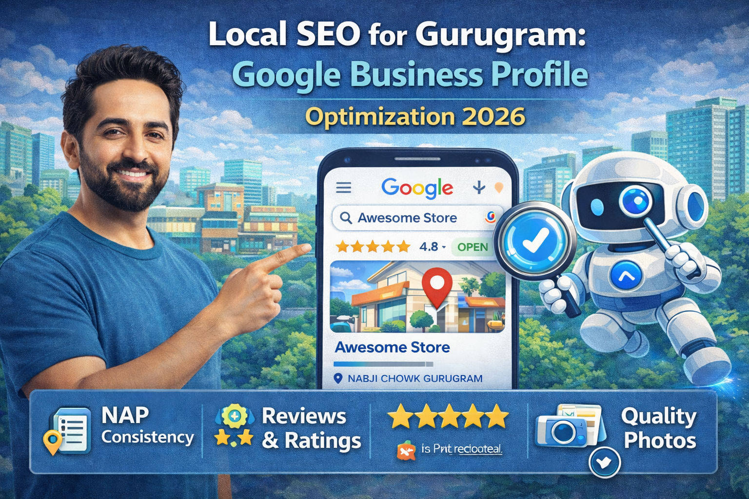 Local SEO Gurugram Google Business Profile optimization 2026