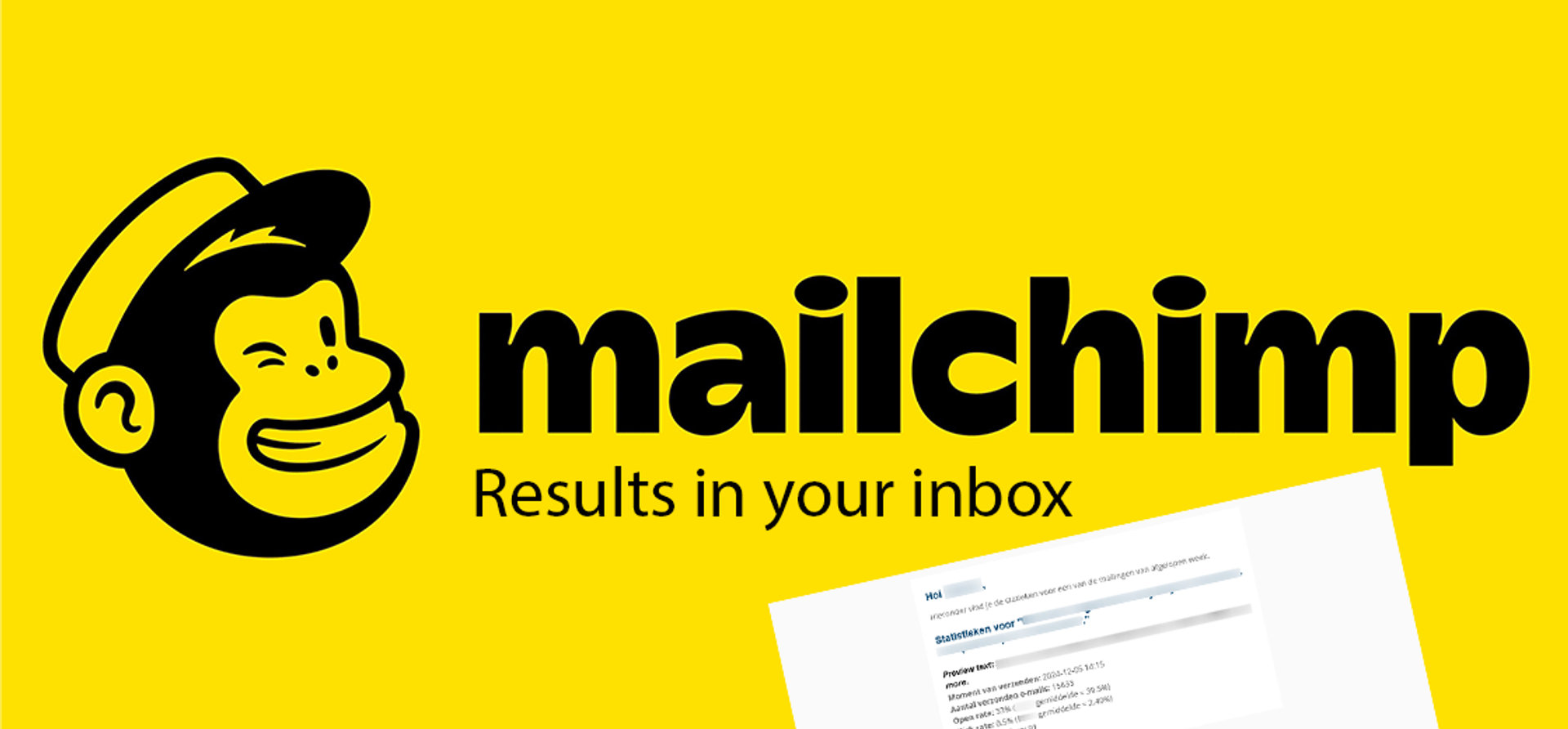 MailChimp campaign results in your (co-workers) inbox.