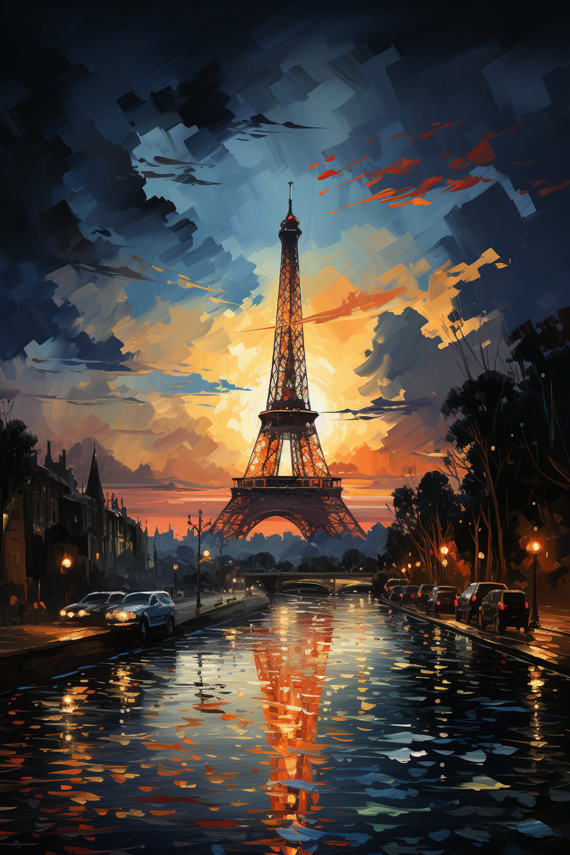 Impressionist Style Travel poster for Midjourney