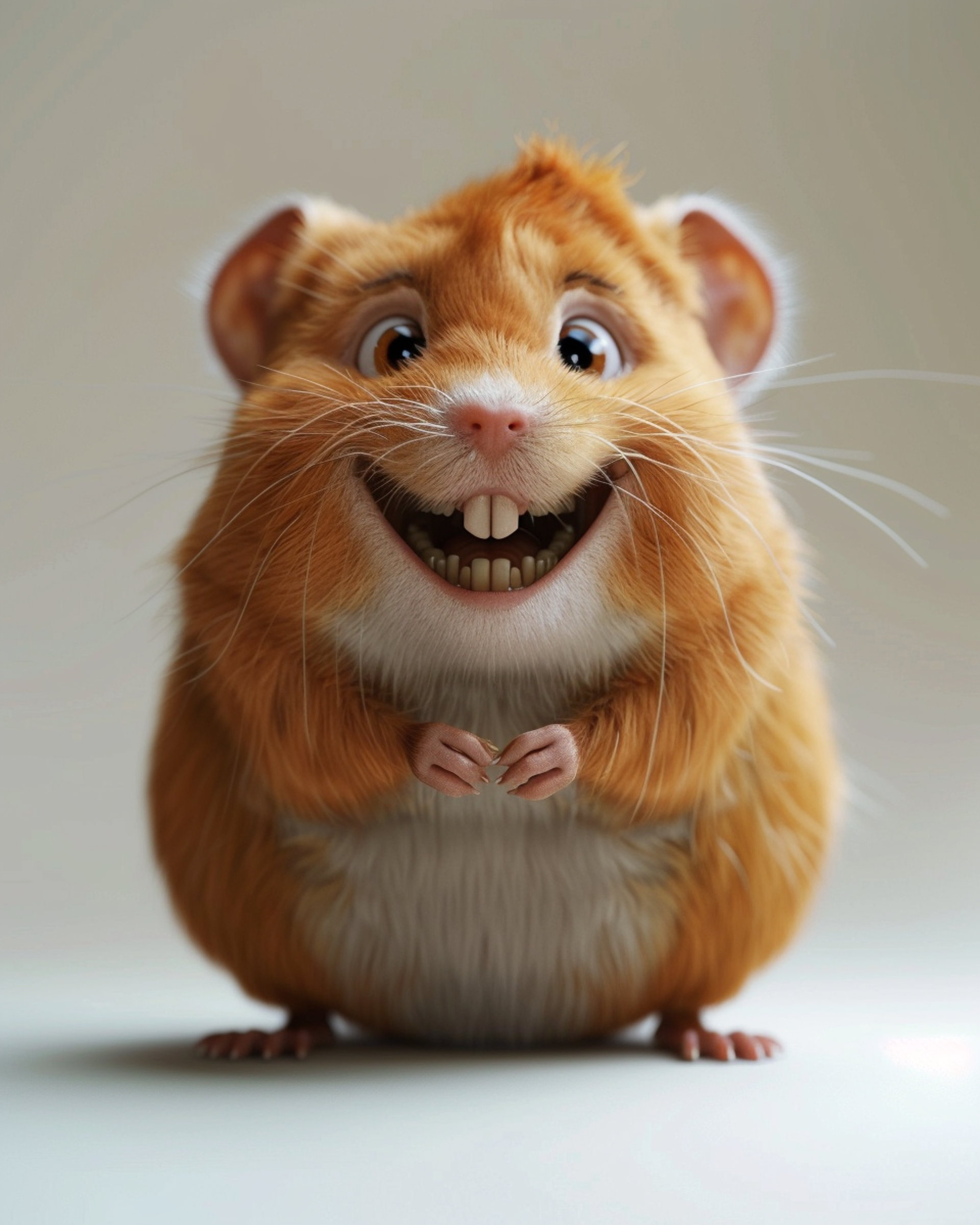 Caricatures Of Smiling Animals (MidJourney)