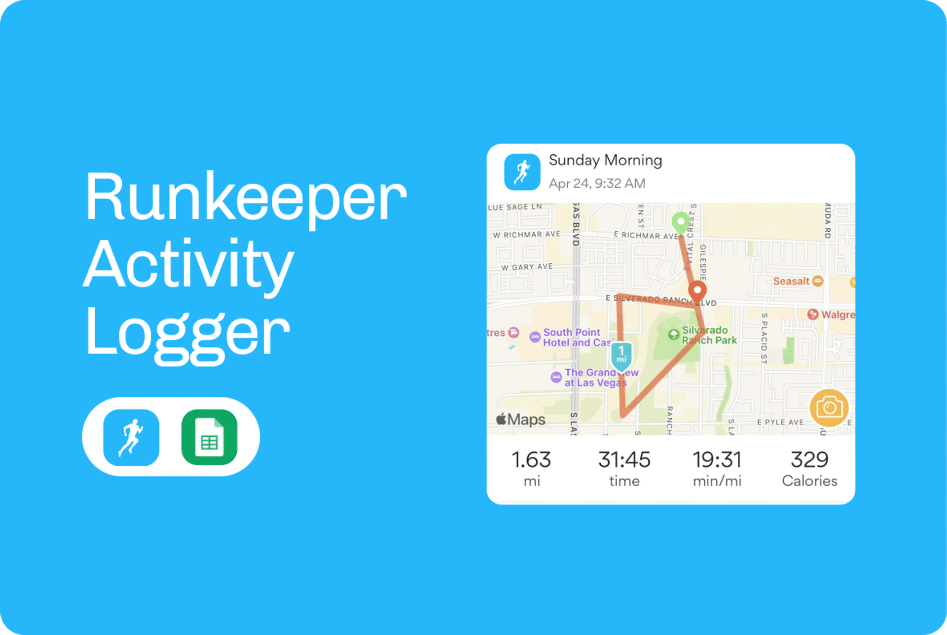 Log New Runkeeper Activities in Google Sheets