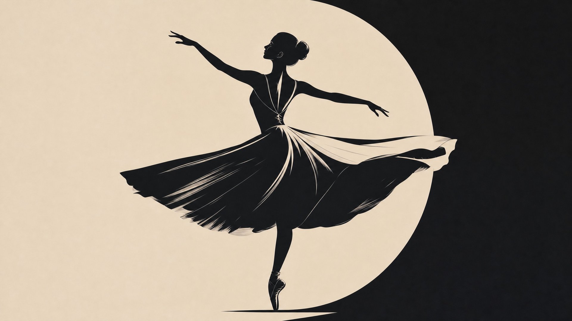 Minimal Monochrome Illustration