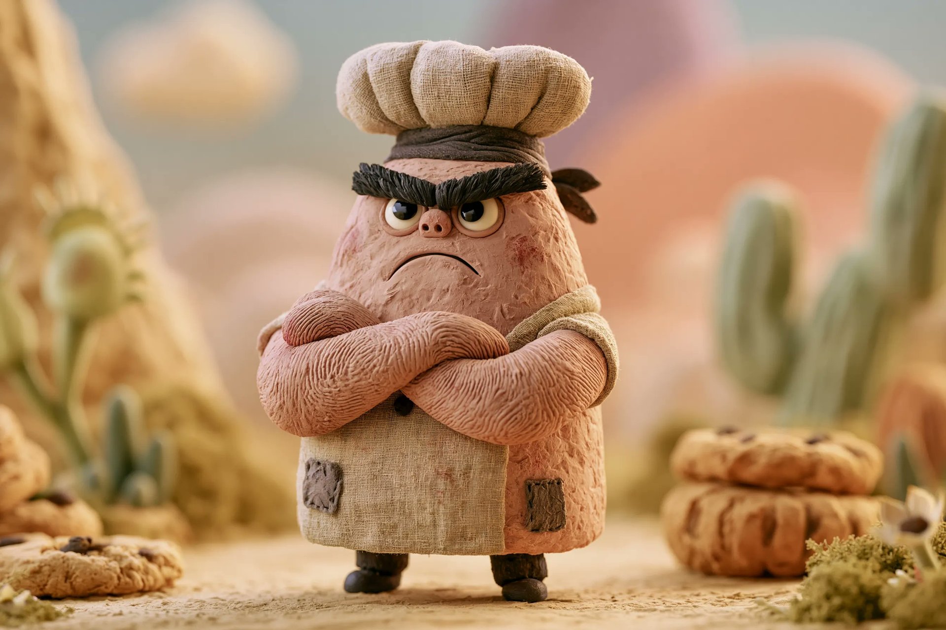 Handmade Claymation Diorama