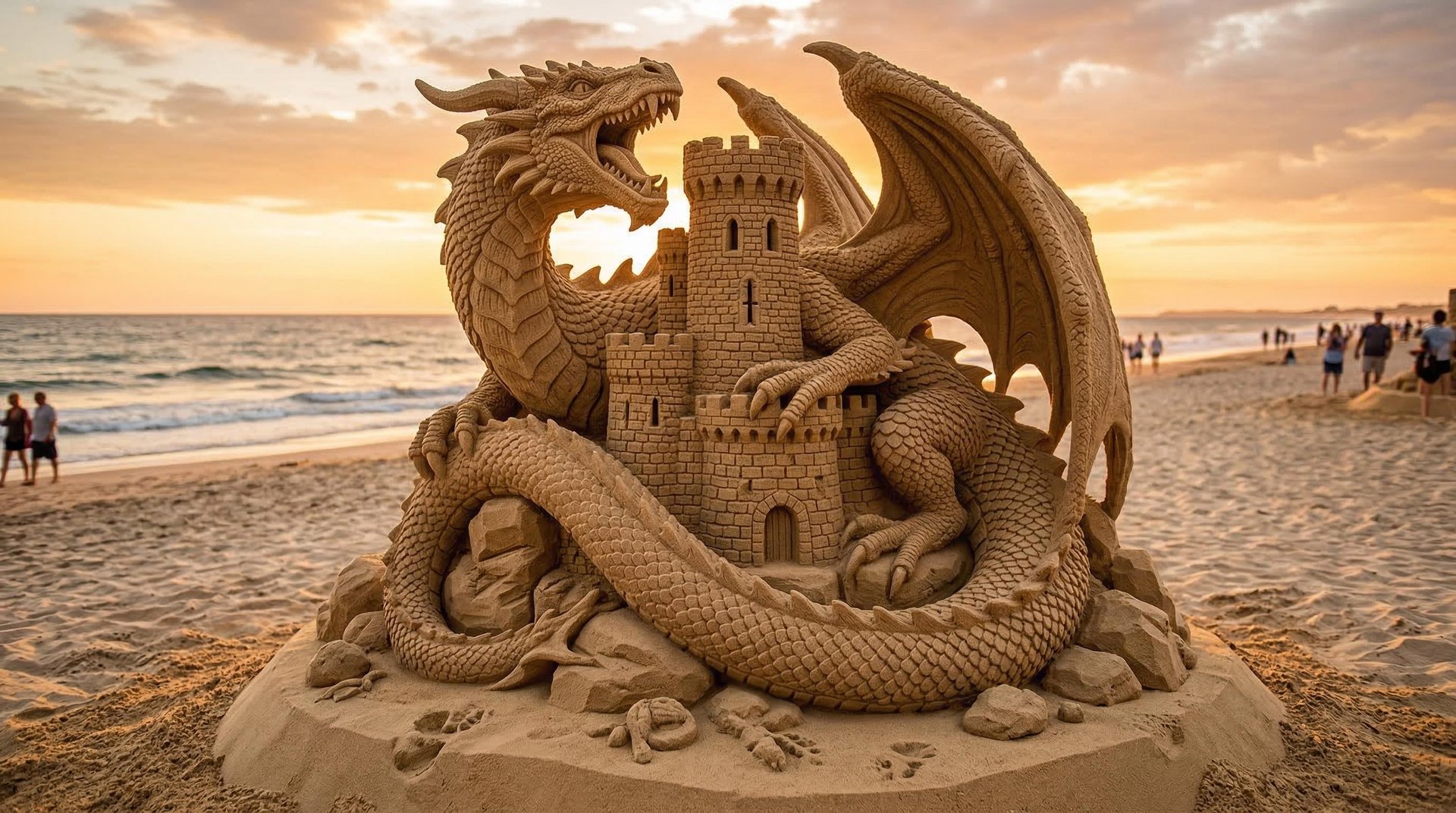 Realistic Sand Sculptures