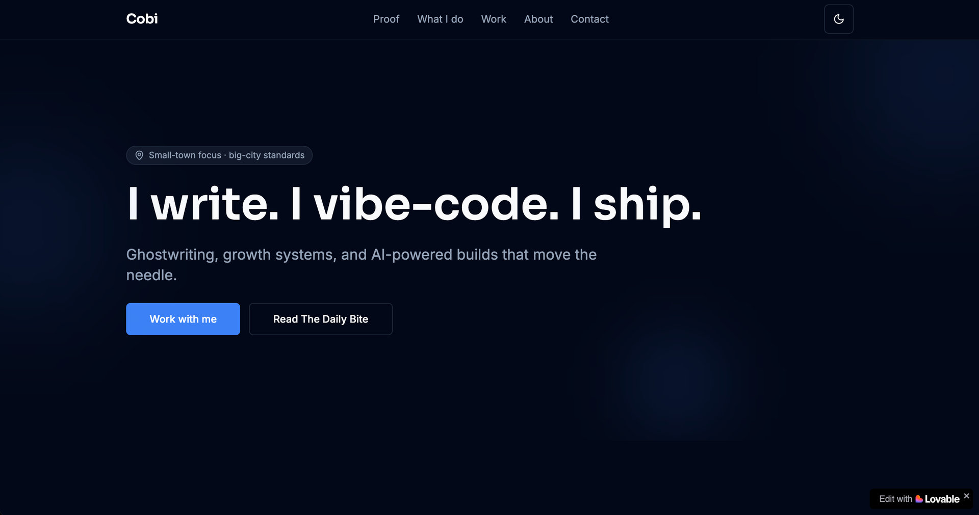 Landing Page Builder -- @Web3Matters