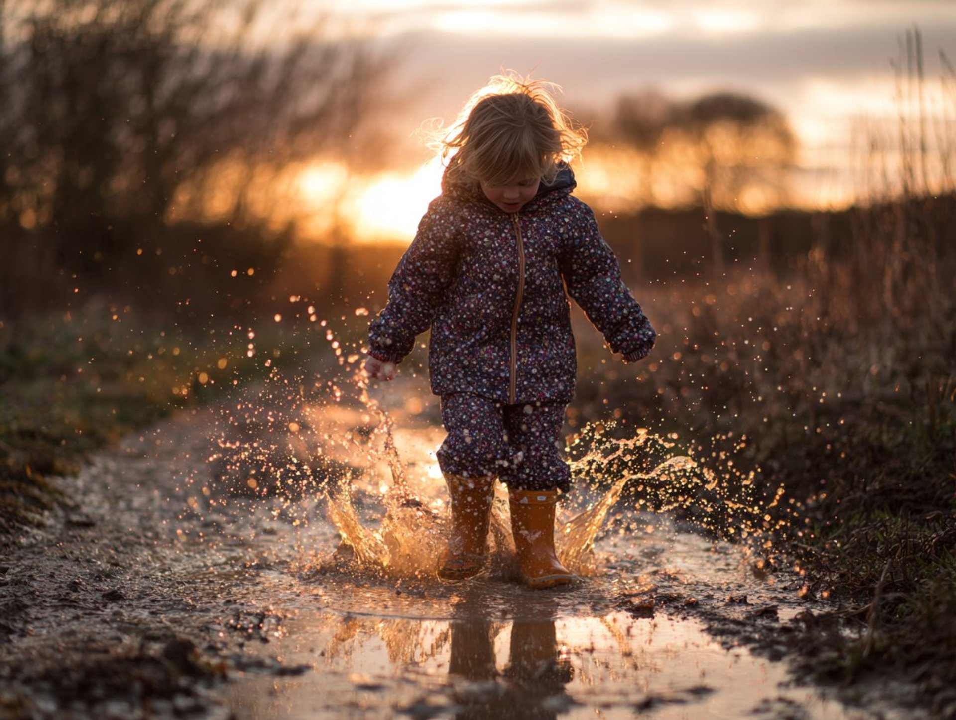 Cinematic Splashing Water Frame