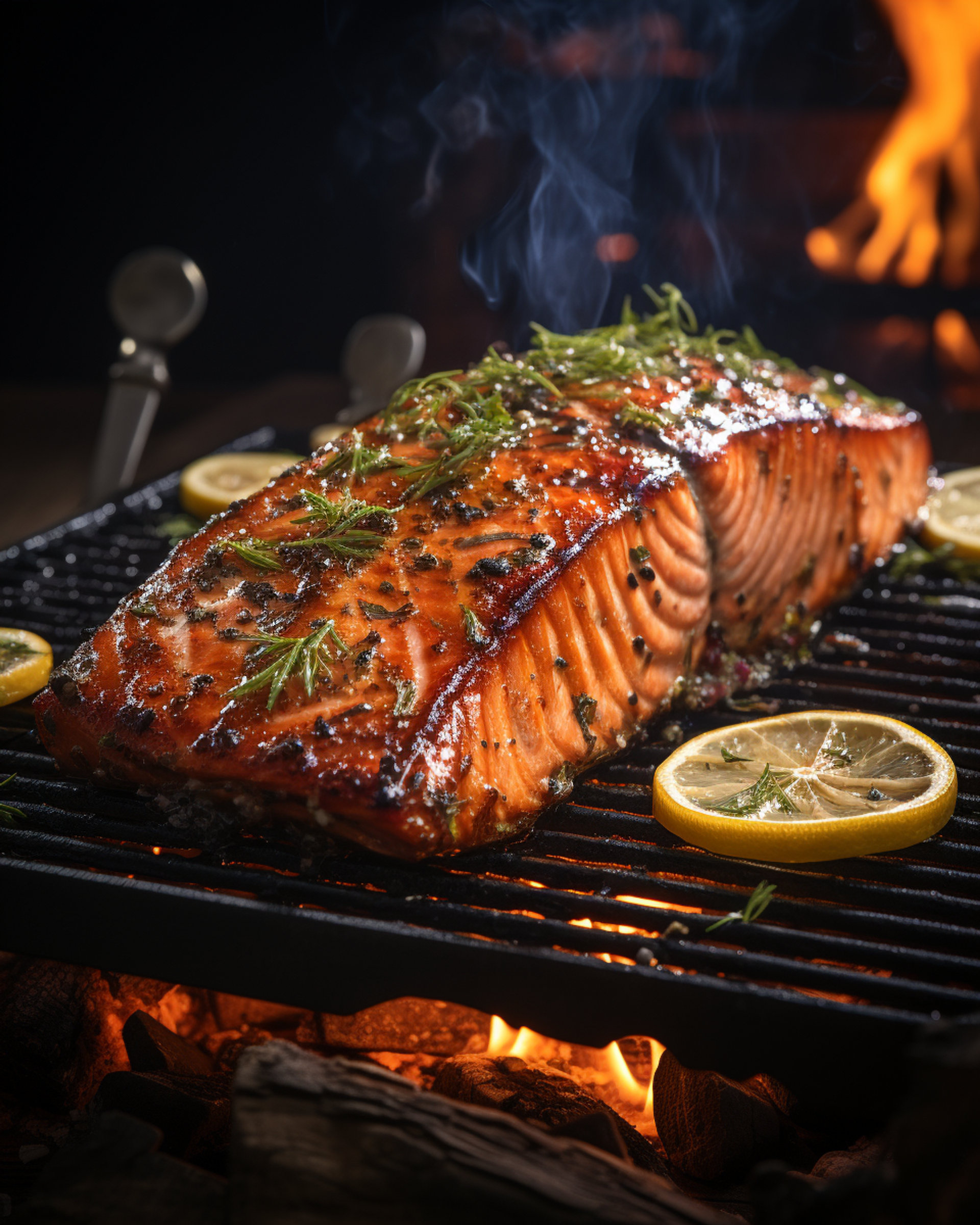 Realistic Grill Foods (MidJourney)