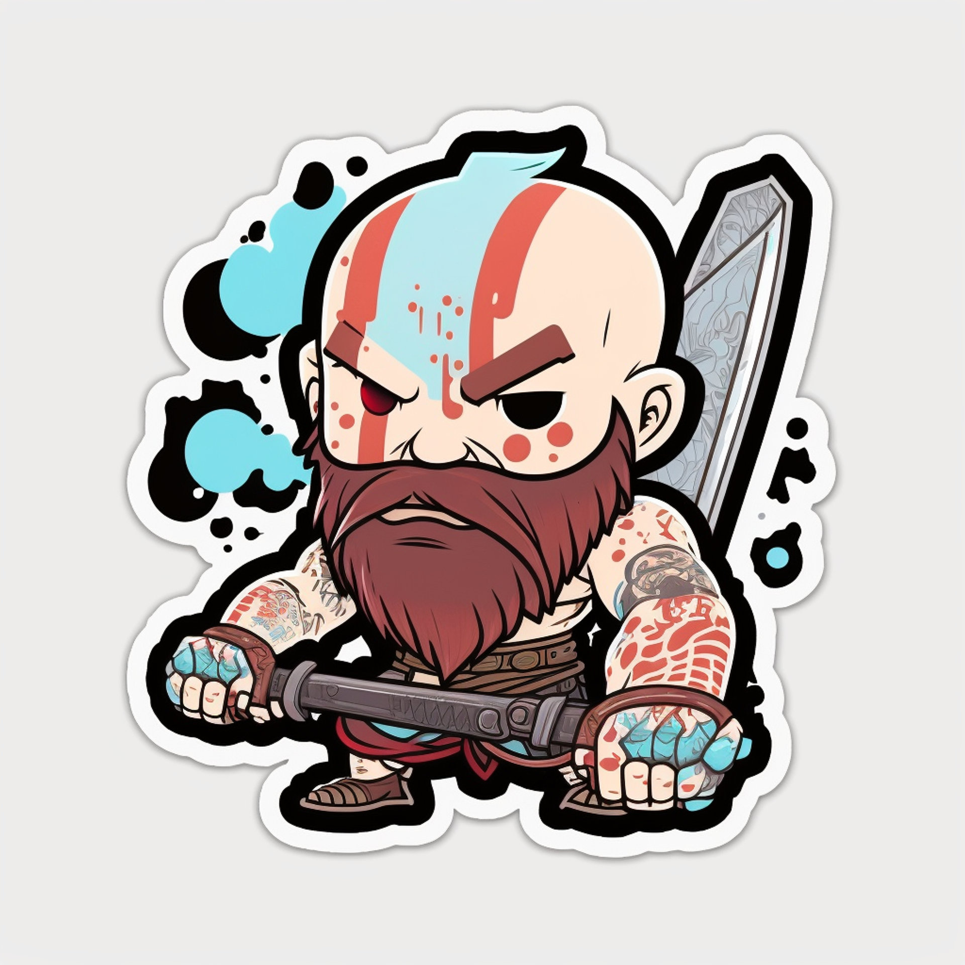 2D Chibi-Style Stickers