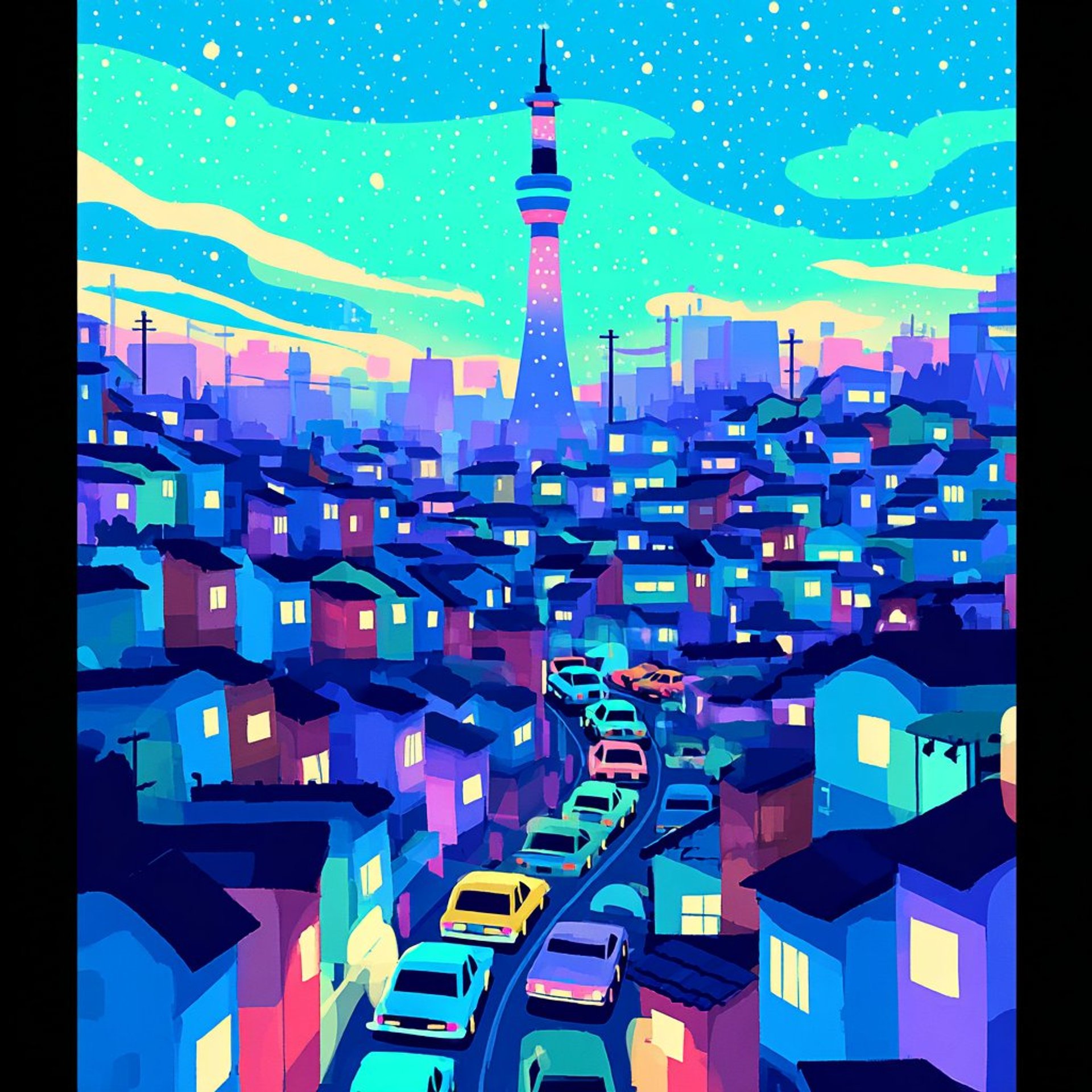 Midjourney Vibrant Pop Art